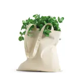 Sacoșă textilă 100% bumbac organic (140 g/m²) Leon — fotografia 3