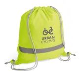 Rucsac cu snur în 210D Rules – cu logo-ul firmei — fotografia 3