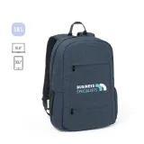 Rucsac pentru laptop din poliester reciclat 300D Business – cu logo-ul firmei — fotografia 6
