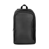 Rucsac pentru laptop din poliester reciclat 600D de înaltă densitate Drammen – cu logo-ul firmei — fotografia 3