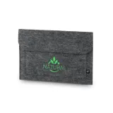 Geantă pentru laptop din pâslă reciclată (100% rPET) Felpy Sleeve – cu logo-ul firmei — fotografia 3