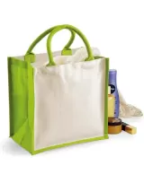 Sacoșă textilă pentru pictat din iuta si bumbac - Printers' Midi Jute Bag — fotografia 6