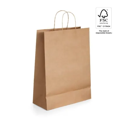 Pungă din hârtie kraft (115 g/m²) Leia