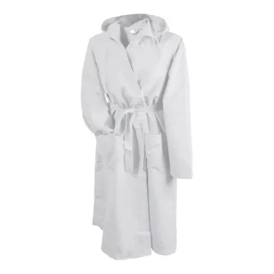 Halat de baie din poliester cu microfibre extrem de absorbant (170 g/m²) cu husă asortată – cu logo-ul firmei