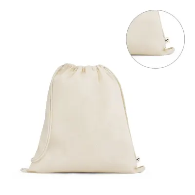 Sacoșă textilă rucsac 100% bumbac organic (140 g/m²) Belize