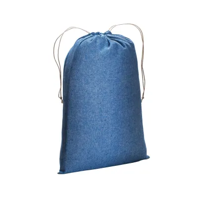 Pungă cadou din bumbac reciclat, 150 g/m², 30 x 45 cm – cu logo-ul firmei