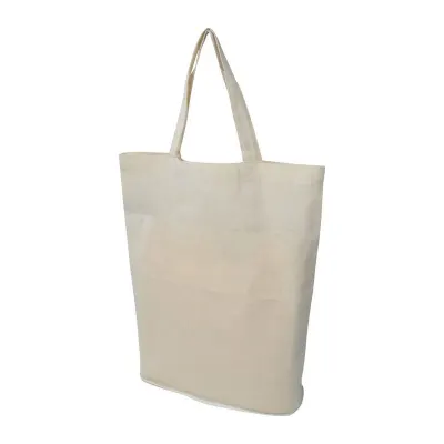 Sacoșă textilă pliabilă bumbac Ferra, 140 g/m²