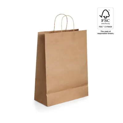 Pungă din hârtie kraft (115 g/m²) Tayla