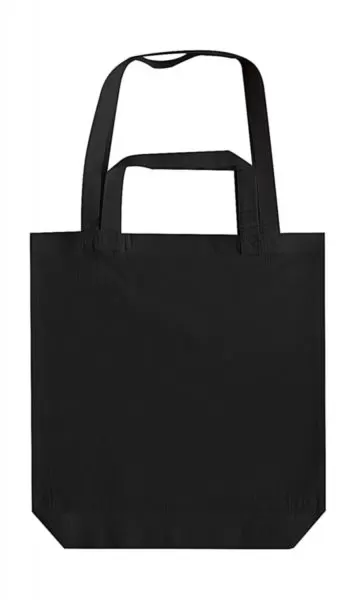 Sacoșe textile din Bumbac 38x42 cm cu 4 mânere - 2 scurte si 2 lungi si burduf de 10 cm