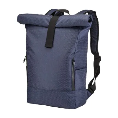 Rucsac pentru laptop din poliester reciclat, vopsit cu vopsele ecologice – cu logo-ul firmei