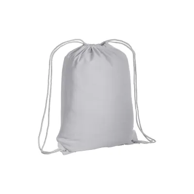 Rucsac din bumbac de 135 g/m², cu închidere cu șnur – cu logo-ul firmei