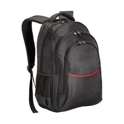 Rucsac pentru laptop din poliester 1680D, cu 3 buzunare – cu logo-ul firmei