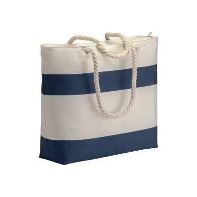 Geantă de plajă din bumbac reciclat, 280 g/m² din poliester – cu logo-ul firmei