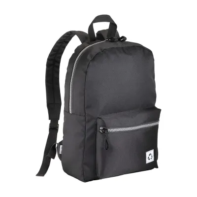 Rucsac pentru laptop din PET reciclat, cu efect melanj – cu logo-ul firmei