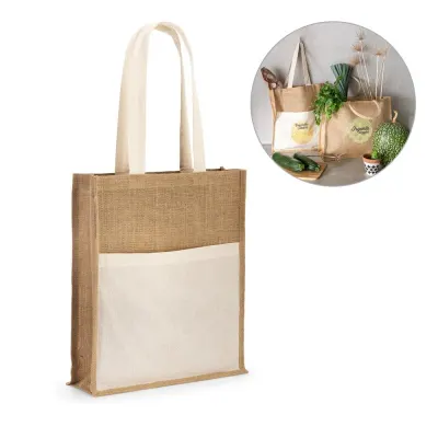 Sacoșă textilă de iută (240 g/m²) Braga