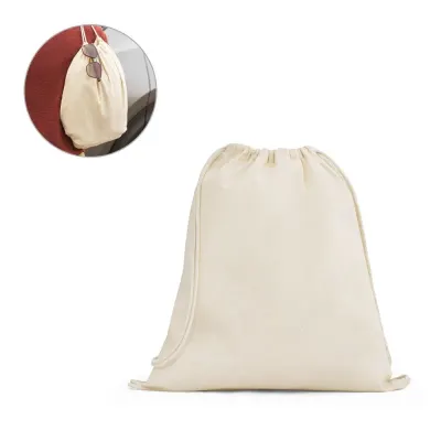 Sacoșă textilă tip rucsac 100% bumbac (140 g/m²) Dahab
