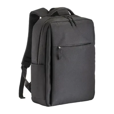 Rucsac pentru laptop (15) fabricat din PET reciclat (R-PET) din bumbac reciclat – cu logo-ul firmei