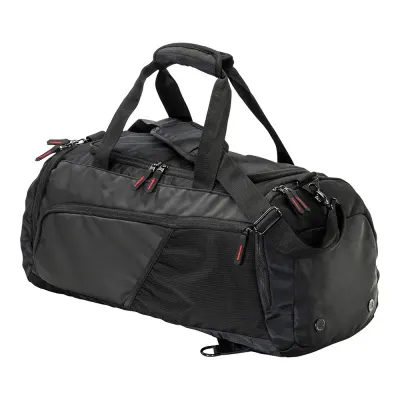 Geantă de voiaj/rucsac din poliester reciclat (R-PET) – cu logo-ul firmei