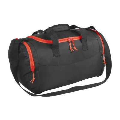 Geantă sport din poliester 600 D, cu buzunar pentru transportul încălțămintei – cu logo-ul firmei