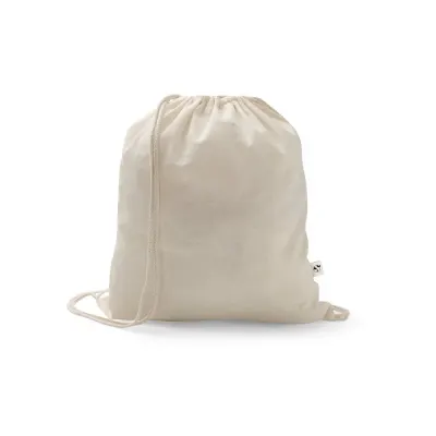 Sacoșă textilă rucsac din bumbac reciclat (70%) și poliester (30% rPET) (150 g/m²) Salamanca