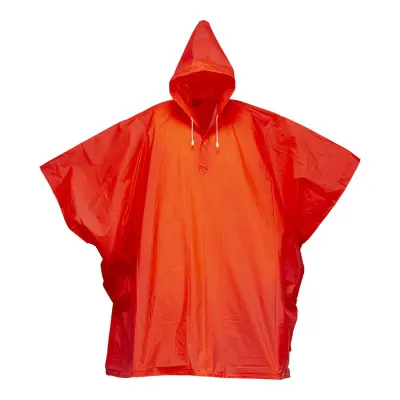 Poncho din PVC rezistent la apă (400 g), livrat într-o pungă. Mărime unică – cu logo-ul firmei