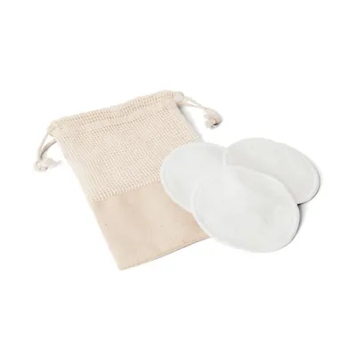 Set de 3 discuri demachiante lavabile și reutilizabile Elise – cu logo-ul firmei
