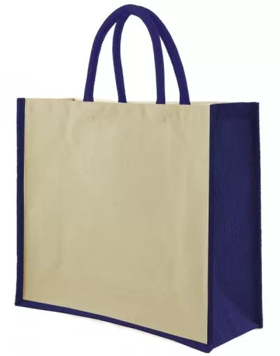 Sacoșă textilă Iuta si Bumbac Bangalore - Jute and Cotton Shopper Bag