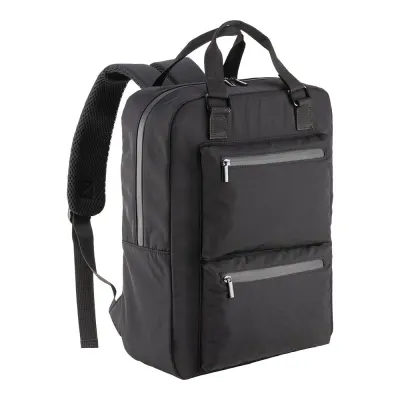 Rucsac pentru laptop de 15 inch, confecționat din 70% poliester și 30% nailon 280D din poliester – cu logo-ul firmei