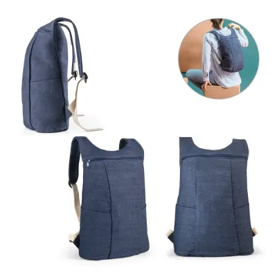 Rucsac din denim (300 g/m²) Denim Bpack – cu logo-ul firmei