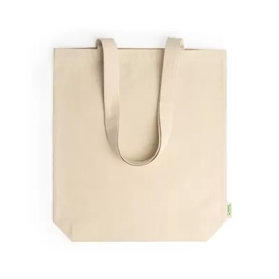 Sacoșe textile din Bumbac Organic SBT 280g/m² cu burduf - Natur