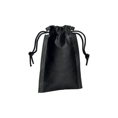 Pungă nețesută de 80 g/m², cu șnururi, 10 x 14 cm – cu logo-ul firmei