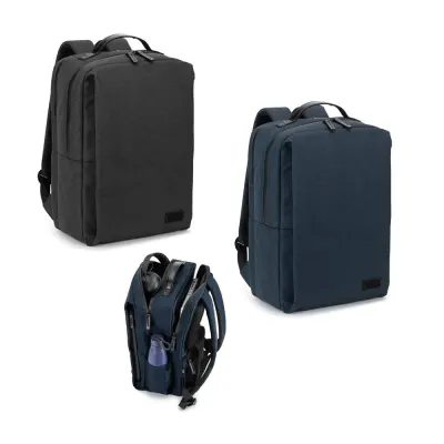 Rucsac pentru laptop (17") fabricat din poliester reciclat 600D de înaltă densitate (20L) Glasgow – cu logo-ul firmei