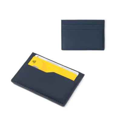 Suport card din PU pentru 5 carduri cu blocare RFID Venture Wallet – cu logo-ul firmei