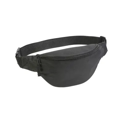 Pantaloni din poliester 600 D, croi strâmt, cu un buzunar, cu curea reglabilă la talie și închidere cu clemă – cu logo-ul firmei