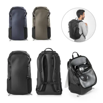 Rucsac pentru drumeții cu protecție impermeabilă Alasca – cu logo-ul firmei