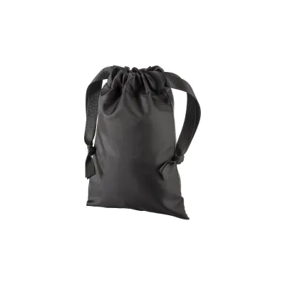 Pungă cadou din R-PET 210T, cu închidere cu șnur, 10 x 14 cm – cu logo-ul firmei
