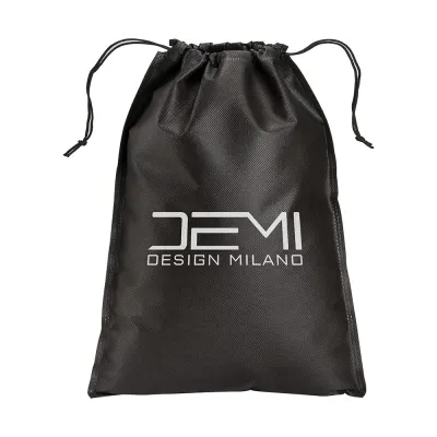 Pungă din material nețesut de 80 g/m², cu șnururi, 50 x 75 cm din non-woven (nețesut) – cu logo-ul firmei