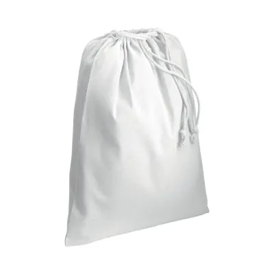 Pungă din bumbac cu șnur, 120 g/m², 40 x 50 cm – cu logo-ul firmei