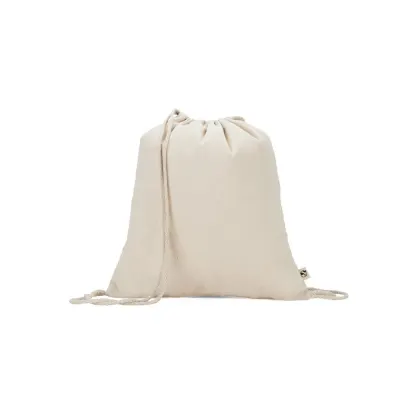 Rucsac 100% bumbac reciclat (180 g/m²) Maiorca – cu logo-ul firmei