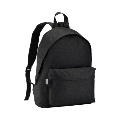 Rucsac Melange R-PET cu 2 buzunare (din R-PET reciclat) – cu logo-ul firmei