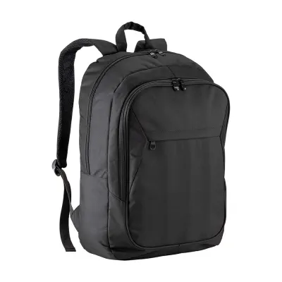 Rucsac pentru laptop din poliester 300D, de 17 inch, cu trei buzunare – cu logo-ul firmei