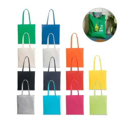 Sacoșă textilă (180 g/m²) din bumbac reciclat (70%) și poliester (30% rPE+AL+: Cairo