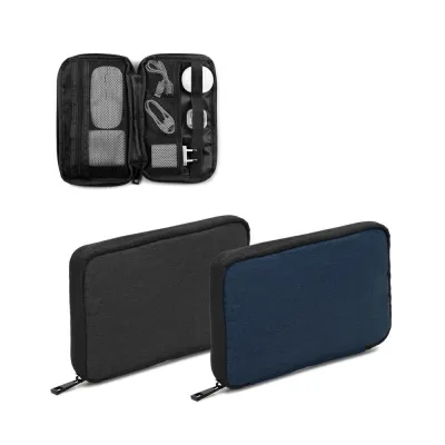 Newcastle BAG. Geantă organizator din poliester reciclat 600D de înaltă densitate cu compartiment principal spațios pentru accesorii tehnice Geantă organizator – cu logo-ul firmei