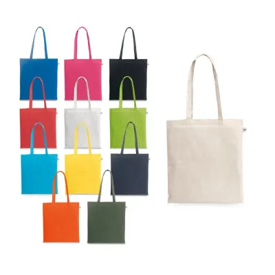 Sacoșă textilă realizată din bumbac reciclat (70%) și poliester (30% rPET) (150 g/m²) Mexico