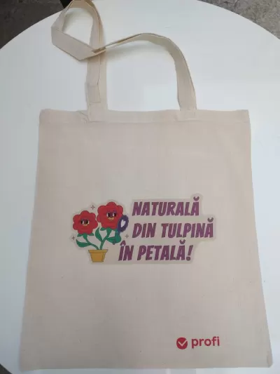 Sacoșe textile din Bumbac SBT 145 g/m² - Natur