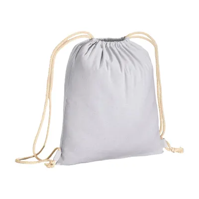 Rucsac din bumbac de 180 g/m², cu închidere cu șnur – cu logo-ul firmei