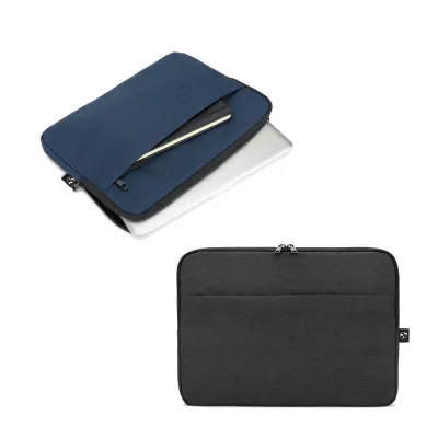 Newcastle. De înaltă densitate 600D poliester reciclat laptop servietă 14” – cu logo-ul firmei