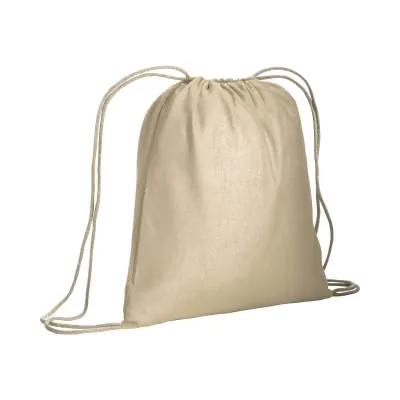 Rucsac confecționat din bumbac de 120 g/m², cu închidere de tip șnur. Este certificat OEKO-TEX®. – cu logo-ul firmei