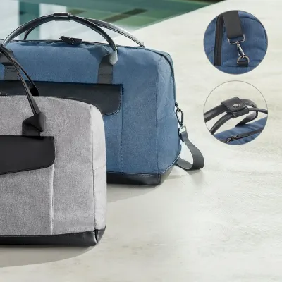 Motion Bag. Geantă de călătorie din poliester cationic 600D twill și material PU – cu logo-ul firmei