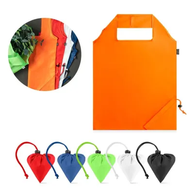 Sacoșă textilă pliabilă 190T poliester reciclat (100% rPET) Beira